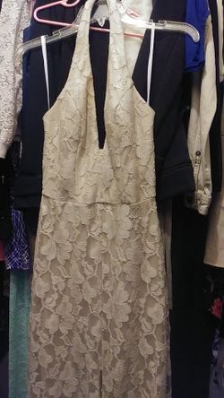 Nude/beige gown/dress