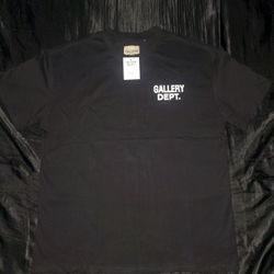 Gallery Dept. Vintage Souvenir Logo-Print Cotton-Jersey T-Shirt, Black, Sizes S, M, & L
