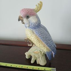 Ball Bros cockatoo parrot figurine