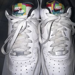 Nike Air Force 1 peace, love, and unity