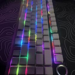 AULA F75 Pro Wireless Mechanical Gaming Keyboard with Knob Control 75% Washer Hot Swappable Custom Keyboard, 