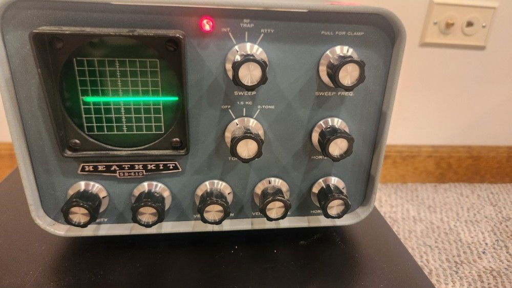 HEATHKIT SB-610 MONITOR SCOPE HAM RADIO CLEAN, WORKING, DEAL!