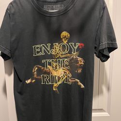 travis scott “enjoy the ride the sights are vivid” astroworld shirt 