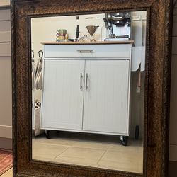 Dark Brown Gold Heavy Weight Mirror