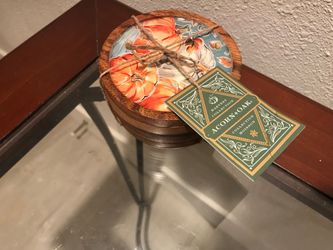 Thanksgiving Brand New Acorn + Oak set of 5 coasters. $9.