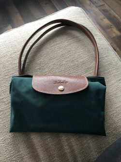 Green longchamp cheap le pliage