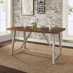 Farmhouse Dining Table New 60in X35x30high