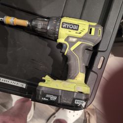 Ryobi Drill With Battery And Charger