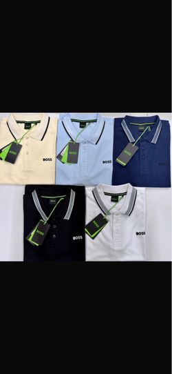 Hugo Boss Polo Shirts – Set of 5