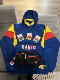 Pokemon Kanto Starter Jacket (M) / Crossbody Bag
