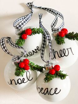 Custom Made Christmas Ornaments