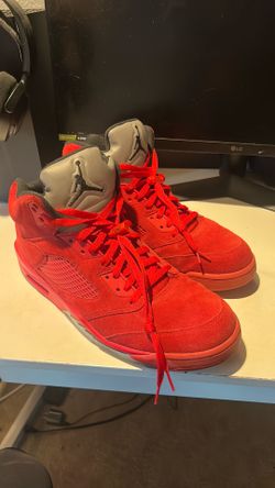 Jordan 5 Retro Red Suede