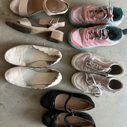 girls size 5 big girls shoes bundle athletic dress shoe heels vans lego adidas all black school lot