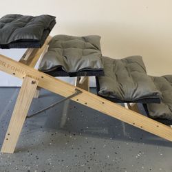 Dog/Pet Folding Stairs/ramp With Detachable Pillows 