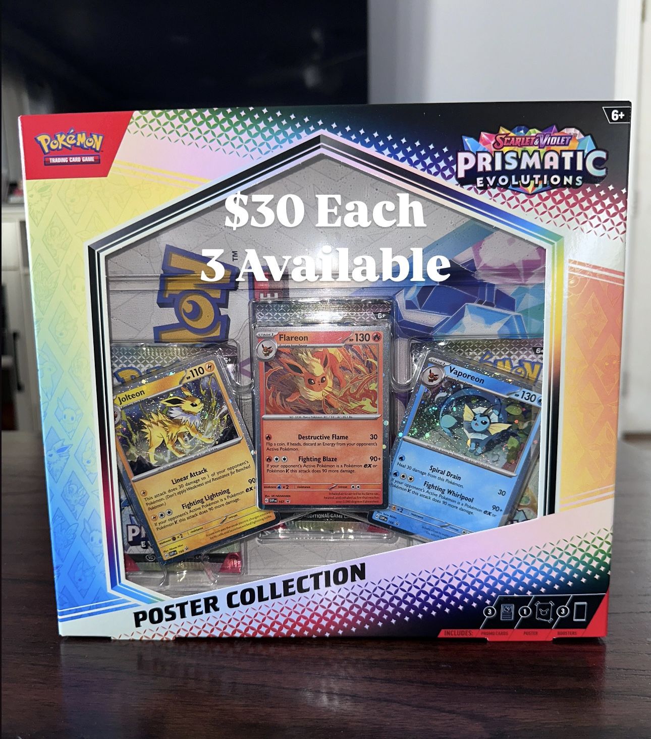 Pokémon Prismatic Evolutions Poster