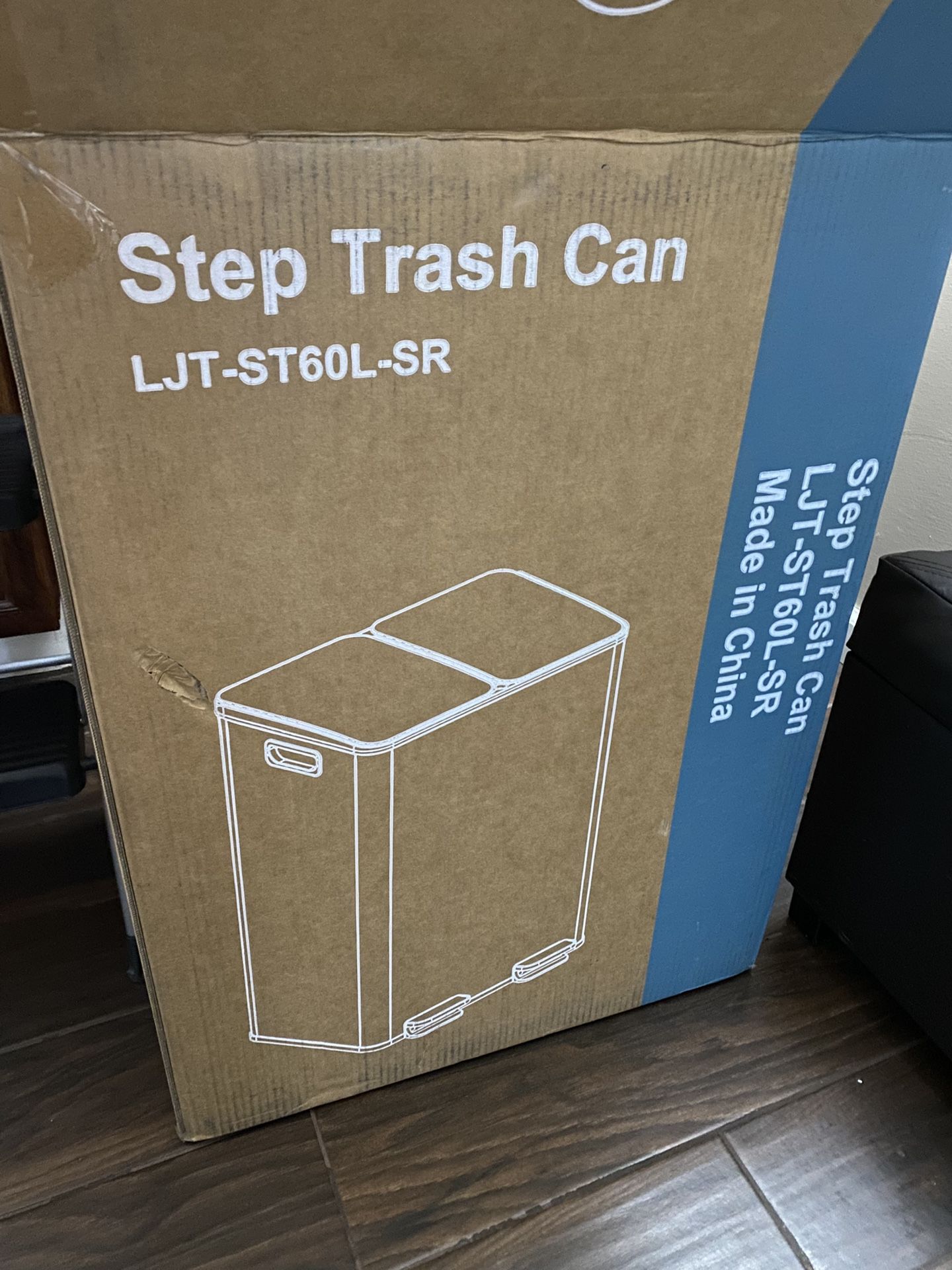 Stainless Steel Trash Bin New In The Box
