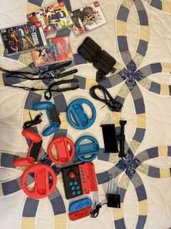 Nintendo Switch Games + Accessories Bundle