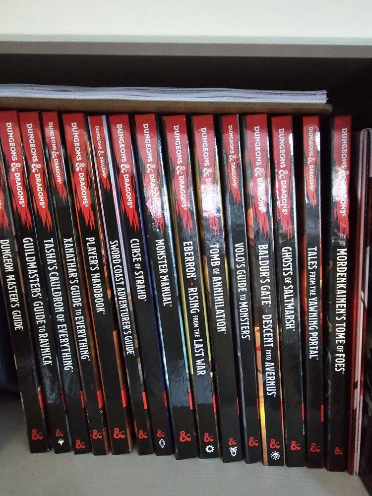 Dungeons & Dragons - Core, Supplements, and Campaign Books