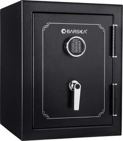 Barska AX13102 Fireproof Digital Keypad Vault Safe 3.51 Cubic Ft, Small, Black