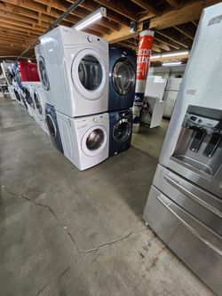 Blow Out Sale Warehouse Full Of Nice Lightly Used Refurbished Reconditioned Certified Washer Dryer Fridge Stove Oven Stackable Free Warranty Samsung G