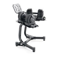 Echelon adjustable dumbbells set with stand - NEW