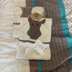 Moose Baby Towel