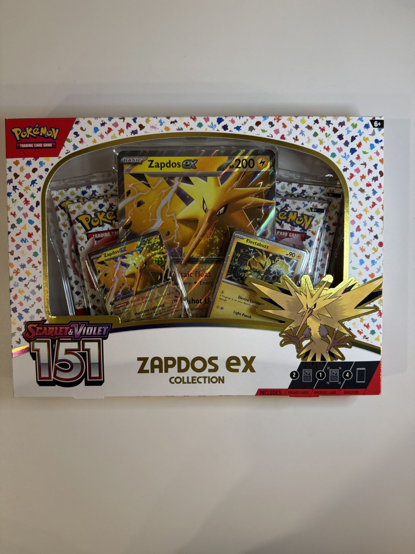 Pokemon Zapdos Ex Collection Box