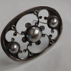 antique silver brooch