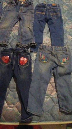 2t girls jeans all in good condition
