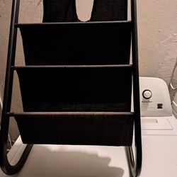 Black Polyester Sling Bookcase