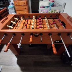 Very Well Taken Care Of Real Wood Foosball Table