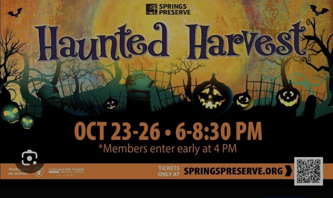 Springs Preserve Halloween Event Oct 24