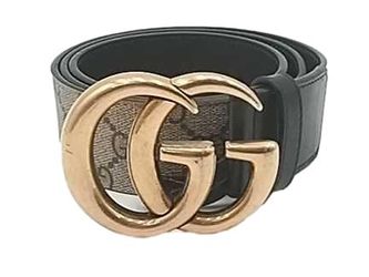 Gucci 400593  Gg Marmont Belt Beige Size 32 Aa0925lormia