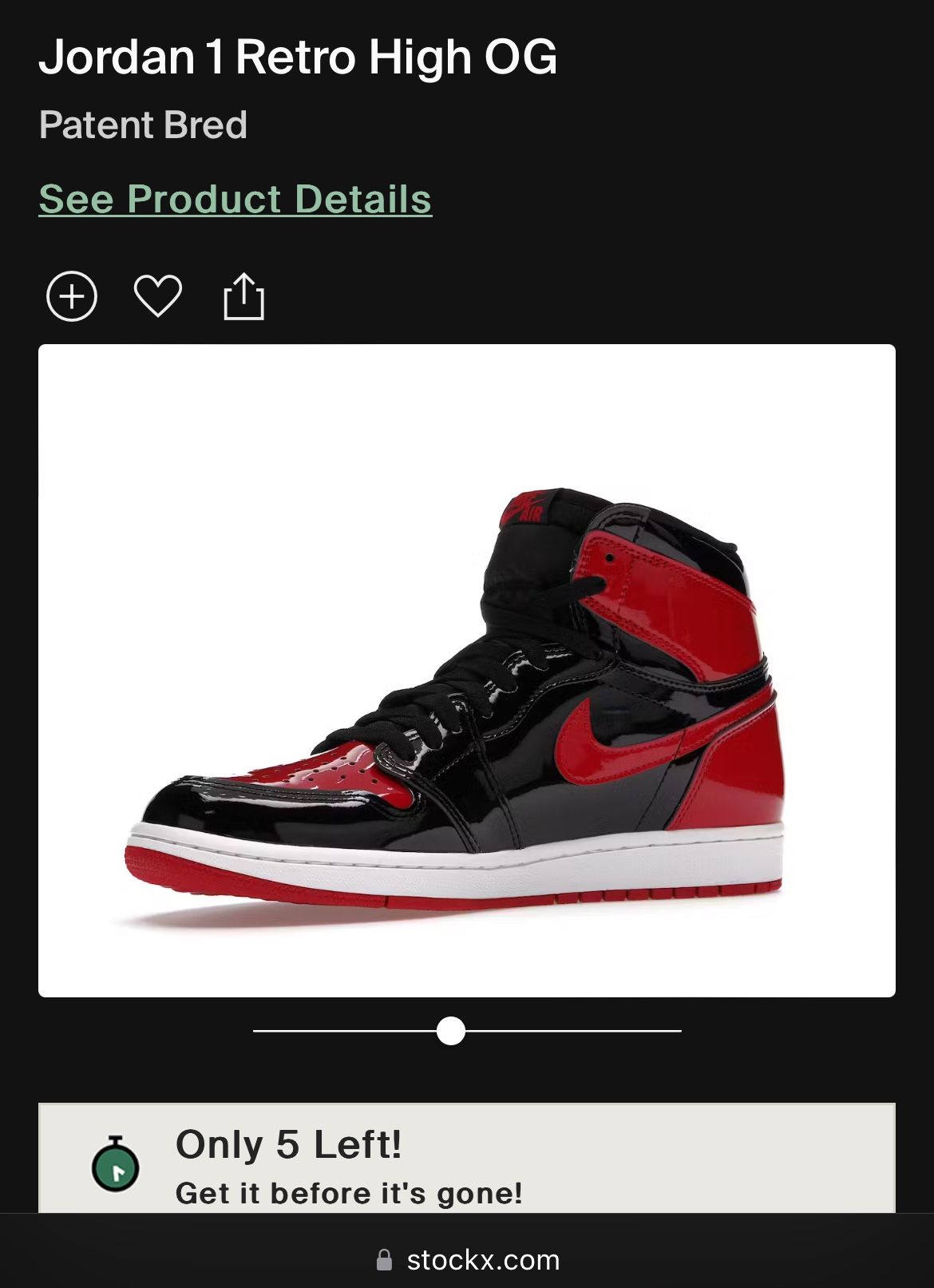 Jordan 1 Retro High Og