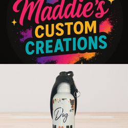 20oz Dog Water Bottles - Premade