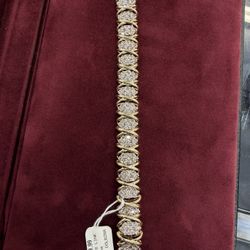 10K Diamond bracelet 