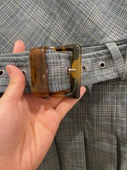free people green plaid dress 100% Cotton Forest Green Plaid Mini Dress - All Dresses main image 1