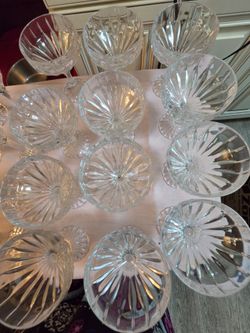 Mikasa Park Lane Crystal Sherbet /Champagne glass