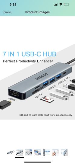 USB-C Hub 7 In 1