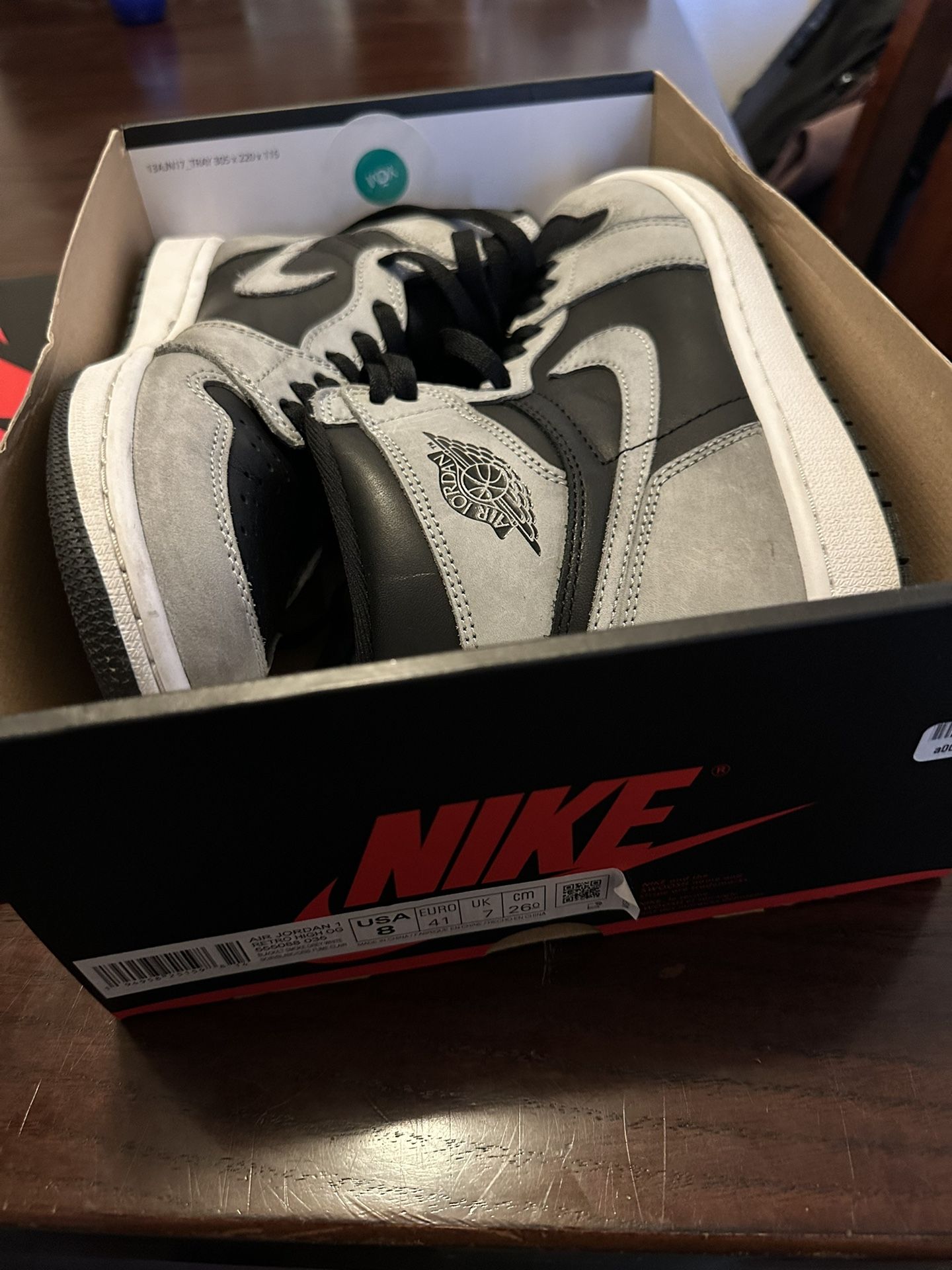Air Jordan 1 Retro High OG Black Smoke Grey