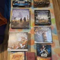 Board Game Lot 7 Games W/ Expansions 