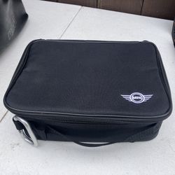 2016 Mini Cooper air pump, donut spare, and owner manual