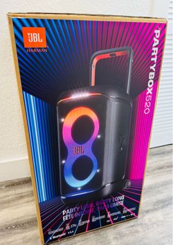 🔥 JBL PartyBox 520 NUEVA EN CAJA 🔥 La fiesta se escucha y se ve. Llévatela hoy. ✅ Sonido JBL Pro que retumba: bajos profundos que se sienten   ✅ Luc