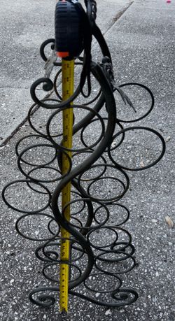 Wrought Iron Grapevine Wine Rack