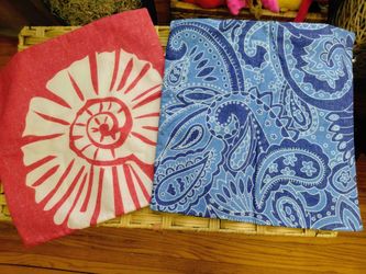 New 15x15 Outdoor Pillow Covers Zippered