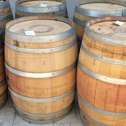 Wine Barrels 65 Each (Delivery Available)