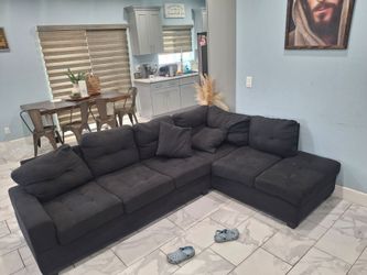 Black sectional