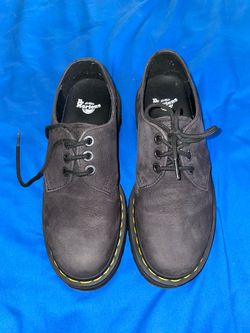 Dr. Marten suede-platform low top boots