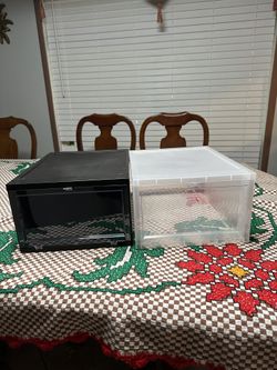 Container Store Drop-Front Shoe Box