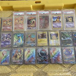 Pokémon Card Lot PSA Slabs ,Mint Raws, Sealed Booster Boxes